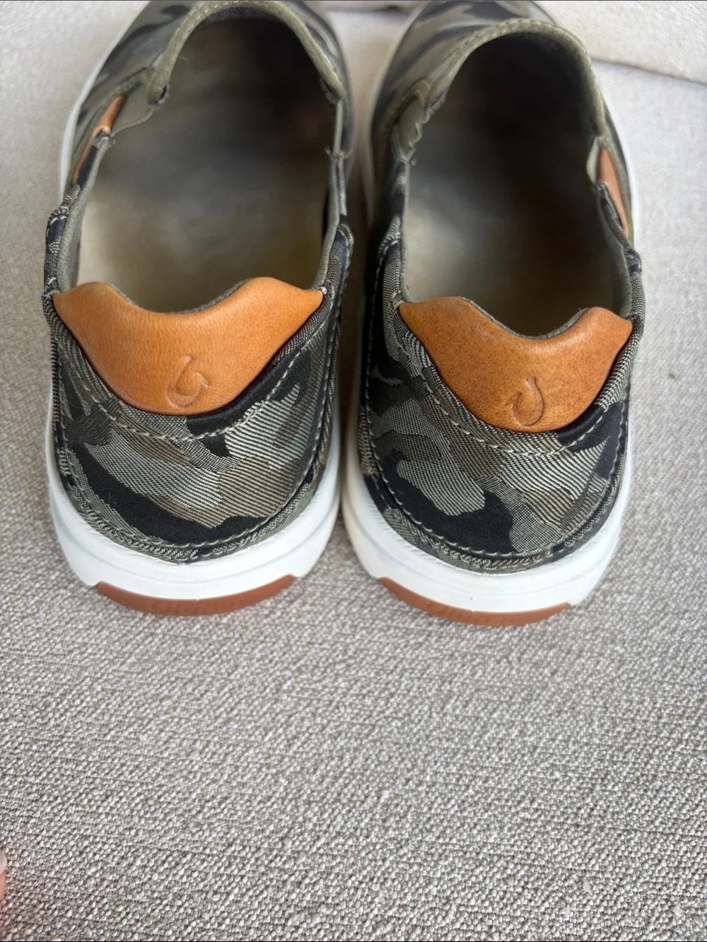 Olukai Lae’Ahi Pa’i Men’s Camo Slip On Loafers. Size  11